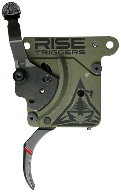 Picture of Rise Armament RA740 Reliant Trigger Black/Green Curved