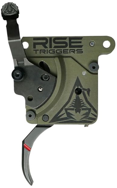 Picture of Rise Armament RA740BC Reliant Trigger Black/Green Curved