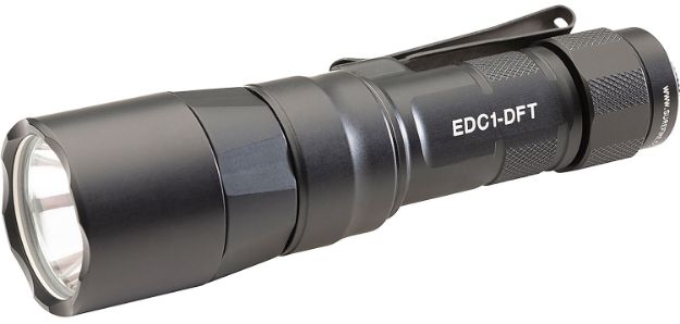 Picture of SureFire EDC1DFTBK  Everyday Carry Series Black Anodized 25/350/650 Lumens White LED