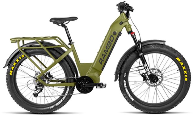 Picture of Rambo Bikes REB2.0-ODG Rebel 2.0  OD Green Bafang 1000W Mid Drive Motor Up to 32mph Speed