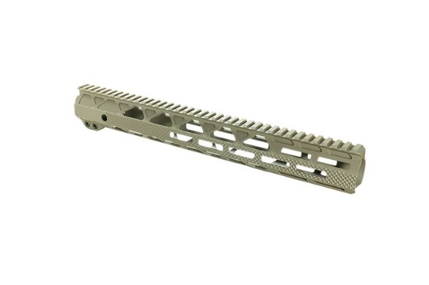 Picture of Timber Creek Outdoors G15HGF Greyman  Aluminum 15" M-LOK Handguard for AR-15