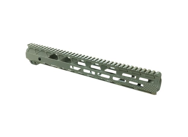 Picture of Timber Creek Outdoors G10HGBL Greyman  Aluminum 10" M-LOK Handguard for AR-15