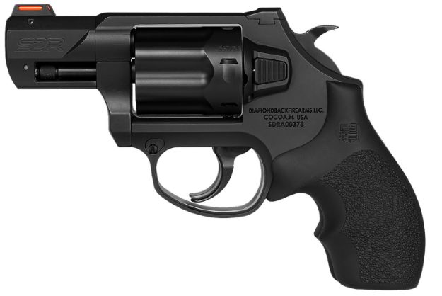 Picture of Diamondback DB0700S001 SDR  357 Mag/38 Special +P 6rd 2" Hogue Black Rubber w/ Diamondback Logo Grip