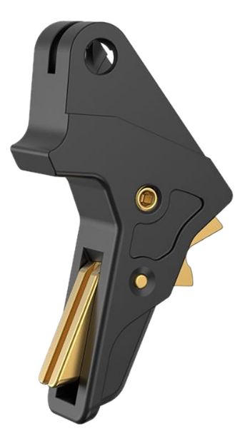 Picture of Tyrant CNC TDMPTRIGFSCBLK/GOLD   Black Fits S&W M&P Full-Size & Compact