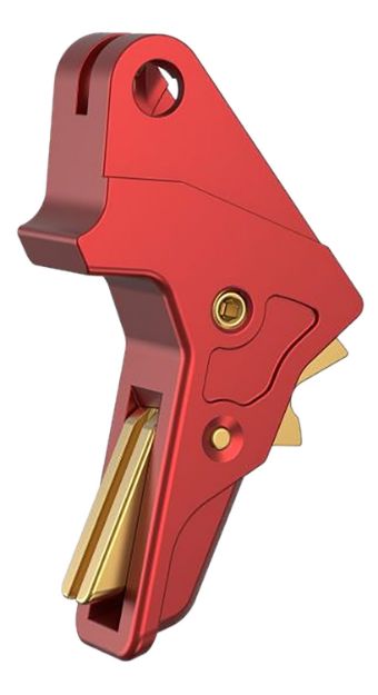 Picture of Tyrant CNC TDMPTRIGFSCRED/GOLD   Red Fits S&W M&P Full-Size & Compact