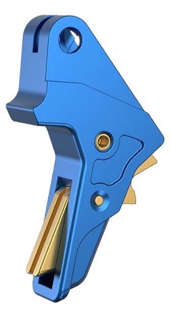 Picture of Tyrant CNC TDMPTRIGFSCBLUE/GOLD   Blue Fits S&W M&P Full-Size & Compact