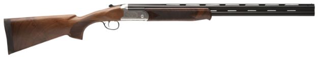 Picture of Stevens 22593 555 E 20 Gauge 3" 26" Over/Under Vent Rib Barrel, Silver Engraved Receiver, Oiled Turkish Walnut, Includes Five Chokes, Ambidextrous Hand