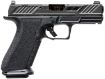 Picture of Shadow Systems SS3040CA XR920 Elite 9mm 10+1 Black Black Nitride Optic Cut/Serrated/Window Cut Stainless Steel Slide Black Black Interchangeable Backstrap Grip *CA Compliant