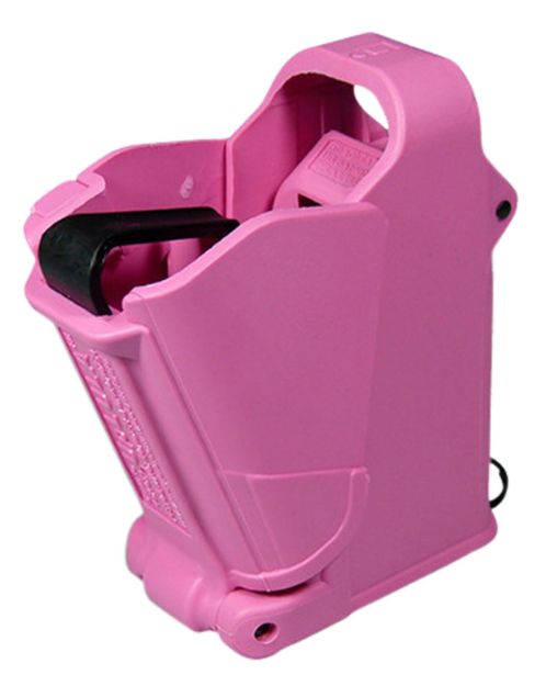 Picture of Maglula UP60P UpLULA Loader & Unloader Double & Single Stack Style made of Polymer with Pink Finish for 9mm Luger, 45 ACP Pistols