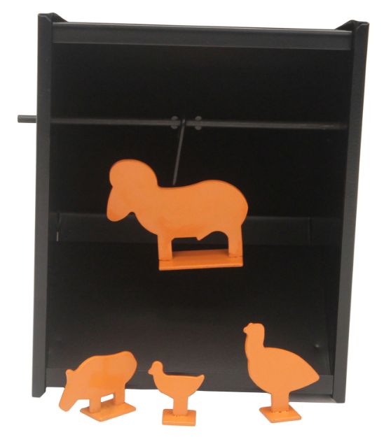 Picture of Beeman 2085 Pellet Trap  Steel Orange Target Airgun Metal Silhouette/Paper Targets