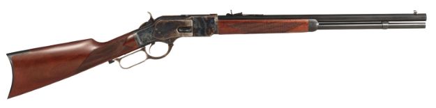 Picture of Taylors & Company 550220 1873  Lever Action 357 Mag Caliber with 10+1 Capacity, 20" Blued Barrel, Color Case Hardened Metal Finish & Checkered Walnut Stock Right Hand (Full Size)