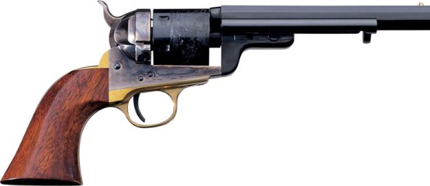 Picture of Taylors & Company 550731 1851 C. Mason 38 Special 6rd Shot 7.50" Blued 7.50" Round Barrel Blued Cylinder Color Case Hardened Color Case Hardened Steel Frame Walnut Grip