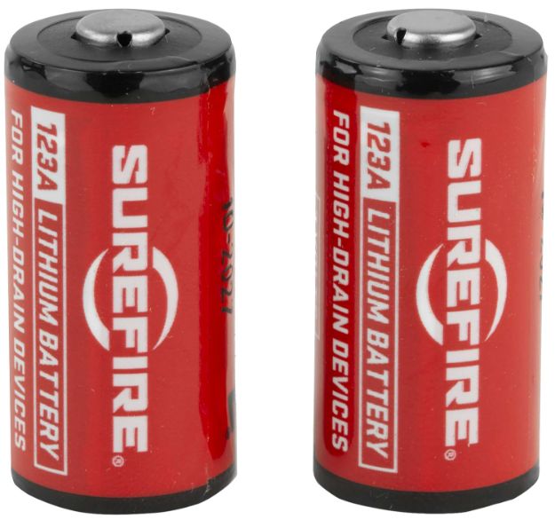 Picture of SureFire SF2CB 123A Batteries  Red/Black 3.0 Volts 1,500 mAh (2) Single Pack