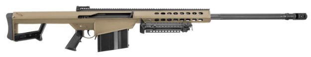 Picture of Barrett 14029 M82A1  416 Barrett 10+1 29" Fluted Barrel, Flat Dark Earth Cerakote Steel Receiver, M1913 Picatinny Acc. Rail, Fixed Synthetic Stock w/Sorbothane Recoil Pad, Includes Hard Carry Case