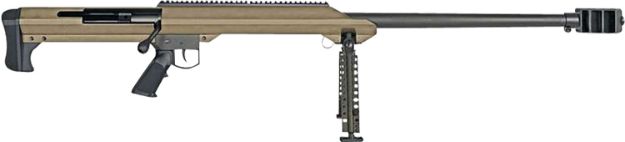 Picture of Barrett 13272 M99  416 Barrett 1rd 32" Heavy Barrel, Flat Dark Earth Cerakote Aluminum Receiver, Flat Dark Earth Fixed Synthetic Stock w/Sorbothane Recoil Pad, Manual Safety, Optics Ready