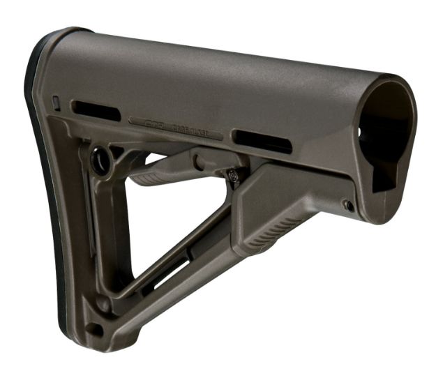 Picture of Magpul MAG310-ODG CTR Carbine Stock OD Green Synthetic for AR-15, M16, M4 with Mil-Spec Tube (Tube Not Included)