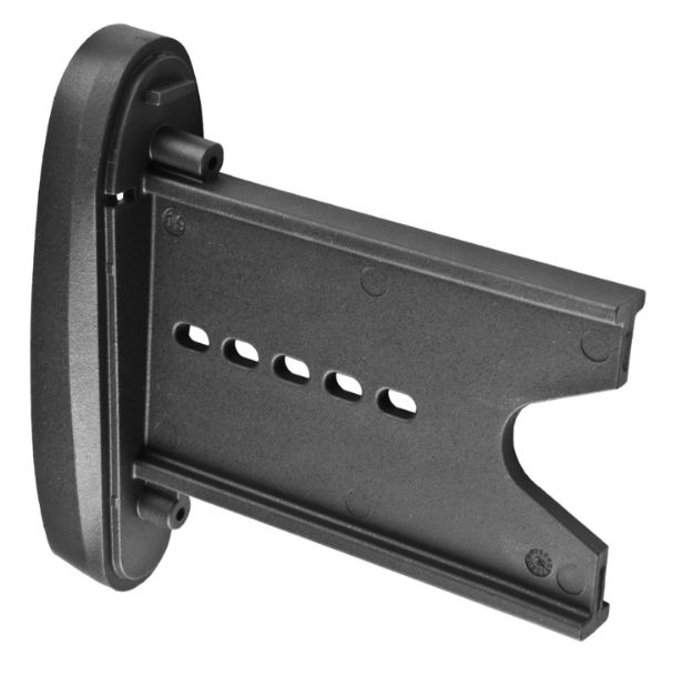 Picture of Magpul MAG318-BLK Hunter/SGA OEM Butt Pad Adapter made of Polymer with Black Finish for Mossberg, Remington