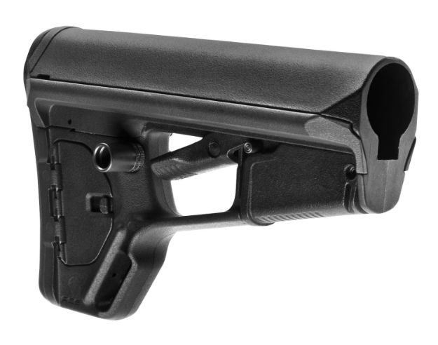 Picture of Magpul MAG378-BLK ACS-L Carbine Stock Black Synthetic for AR-15, M16, M4 with Mil-Spec Tube (Tube Not Included)