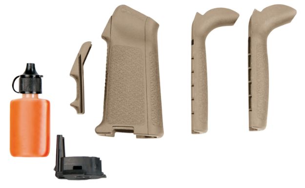 Picture of Magpul MAG520-FDE MIAD Type 1 Gen 1.1 Grip Kit Polymer Aggressive Textured Flat Dark Earth for AR Platform