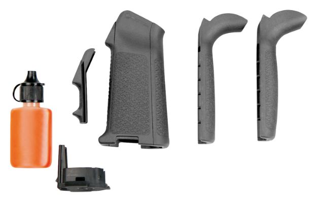 Picture of Magpul MAG520-GRY MIAD Type 1 Gen 1.1 Grip Kit Polymer Aggressive Textured Gray for AR Platform