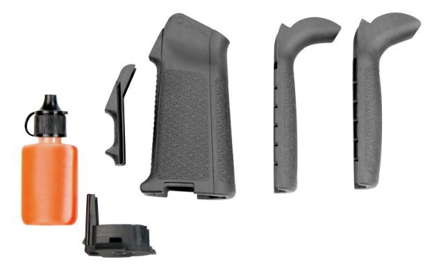 Picture of Magpul MAG521-GRY MIAD Type 2 Gen 1.1 Grip Kit Polymer Aggressive Textured Gray for AR Platform