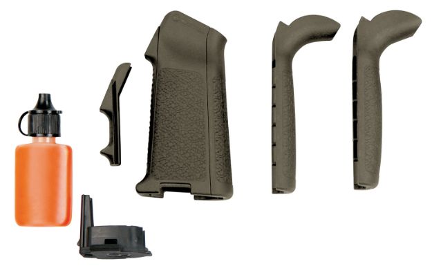 Picture of Magpul MAG521-ODG MIAD Type 2 Gen 1.1 Grip Kit Polymer Aggressive Textured OD Green for AR Platform