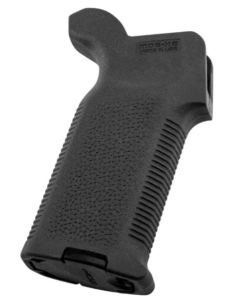 Picture of Magpul MAG522-BLK MOE-K2 Grip Aggressive Textured Black Polymer for AR-15/ AR-10/M4/M16/M110/SR25