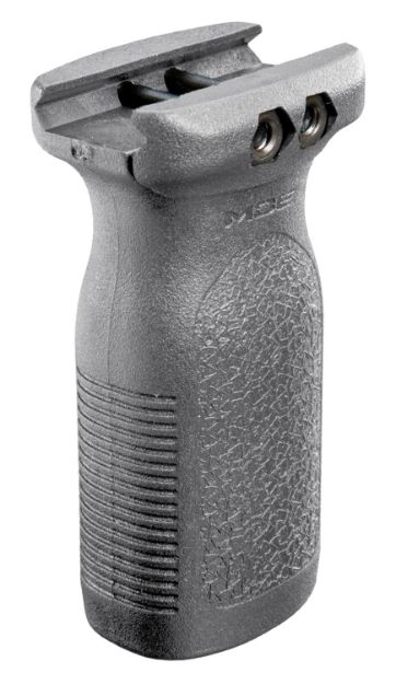 Picture of Magpul MAG412-GRY RVG  Aggressive Textured Gray Polymer Rail Vertical Grip for AR-Platform