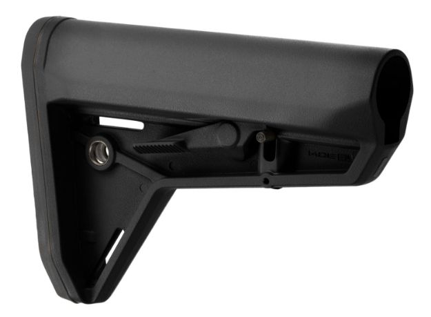 Picture of Magpul MAG347-BLK MOE SL Carbine Stock Black Synthetic for AR-15/M16/M4 with Mil-Spec Tube (Tube Not Included)