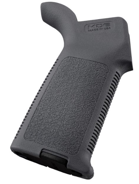 Picture of Magpul MAG415-GRY MOE Grip Aggressive Textured Gray Polymer for AR-15, AR-10, M4, M16, M110, SR25