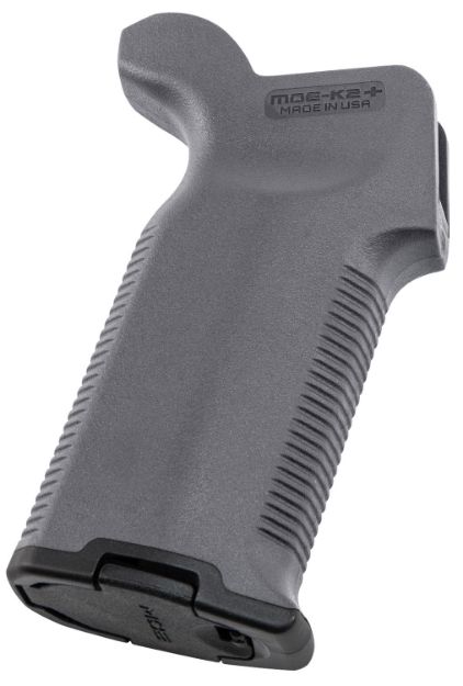 Picture of Magpul MAG532-GRY MOE-K2+ Grip Gray Polymer for AR-15, AR-10, M4, M16, M110, SR25