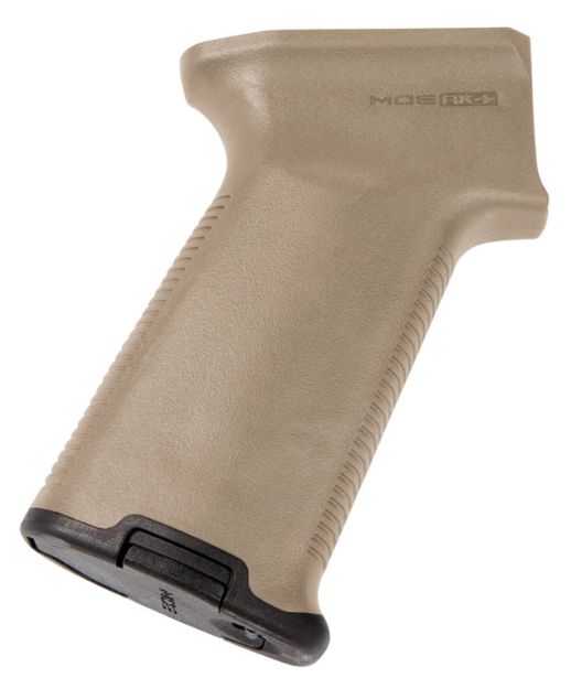 Picture of Magpul MAG537-FDE MOE+ Grip Flat Dark Earth Polymer with OverMolded Rubber for AK-47, AK-74