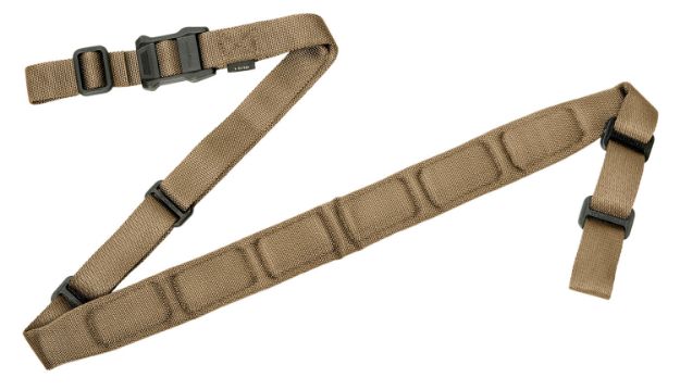 Picture of Magpul MAG545-COY MS1 Sling 1.25"-1.88" W x 48"- 60" L Padded Two-Point Coyote Nylon Webbing for Rifle