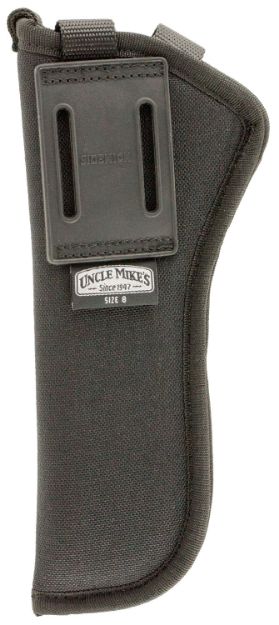 Picture of Uncle Mike's 81081 Sidekick Hip Holster OWB Size 08 Black Cordura Belt Loop Fits SA Revolver Fits 5.50-6" Barrel Right Hand