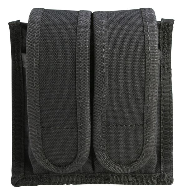 Picture of Uncle Mike's 88291 Universal Double Mag Case Black Kodra Nylon Belt Loop Belts 2.25" Wide