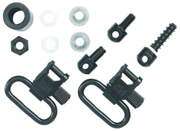 Picture of Uncle Mike's 12312 Super Swivel  Quick Detach 115 MCS Blued 1" Loop  Compatible w/Most Pump & Auto Shotguns