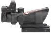 Picture of Trijicon 100550 ACOG Combo Matte Black 4x32mm Illuminated Red Crosshair .223 BDC Reticle