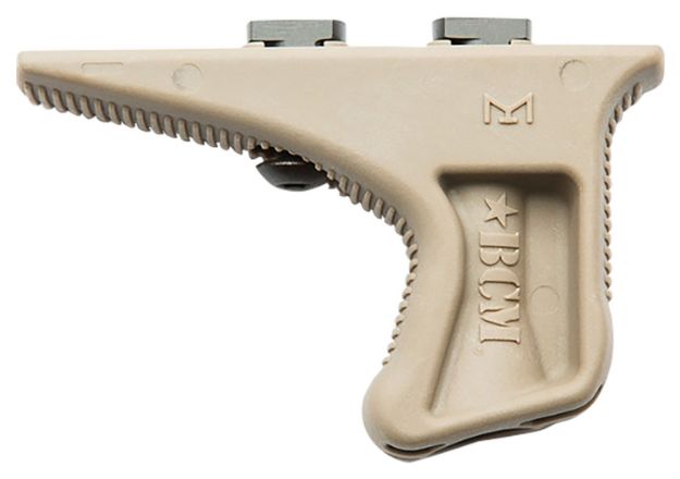 Picture of BCM KAGMCMRFDE BCMGunfighter Kinesthetic Angled Grip MOD 3 Made of Polymer With Flat Dark Earth Finish for M-Lok