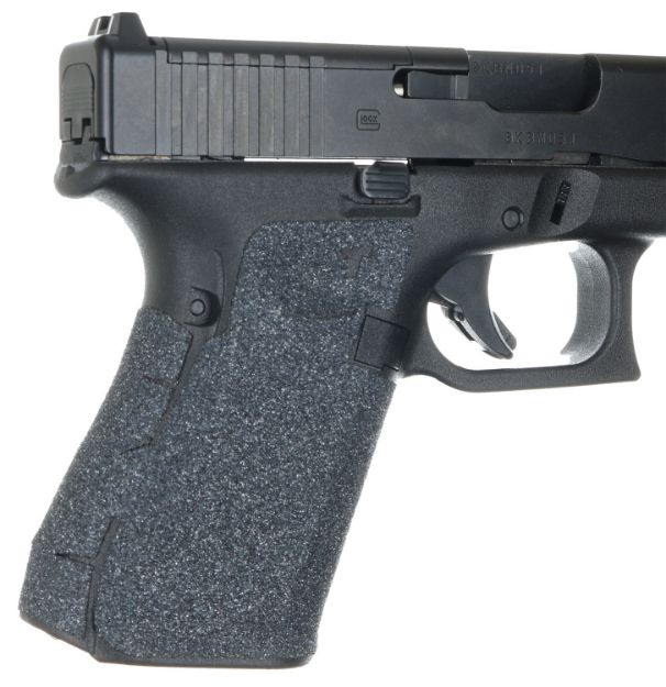 Picture of Talon Grips 382G Adhesive Grip  Glock Gen5 19/23/25/32/38/44 w/No Backstrap, Black Textured Granulate