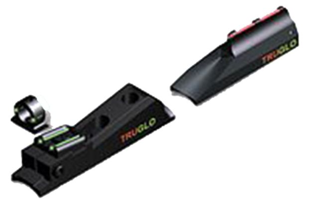 Picture of Truglo TG958X Muzzle Brite Sight Set In-Line Muzzleloaders Adjustable Red/Green Black Ghost Ring