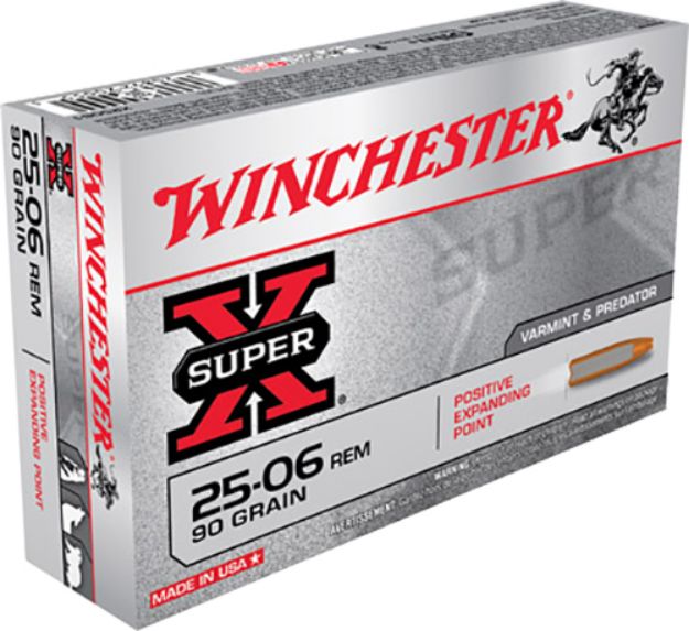 Picture of Winchester Ammo X25061 Super X  25-06Rem 90gr Positive Expanding Point 20 Per Box/10 Case