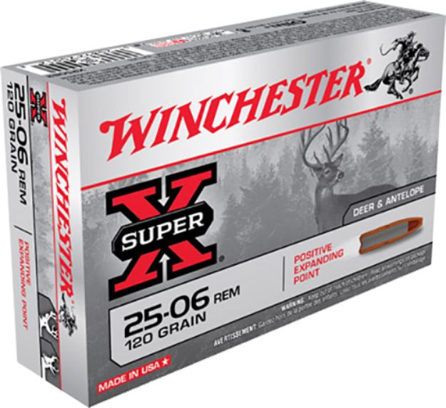 Picture of Winchester Ammo X25062 Super X  25-06Rem 120gr Positive Expanding Point 20 Per Box/10 Case