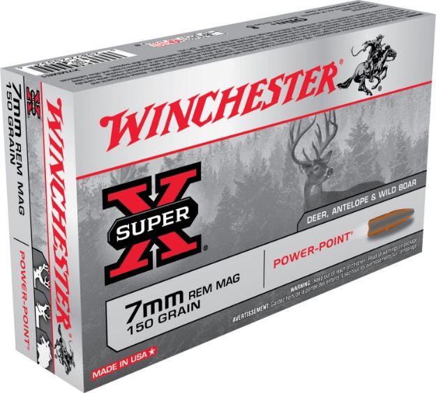 Picture of Winchester Ammo X7MMR1 Super X  7mmRemMag 150gr Power Point 20 Per Box/10 Case