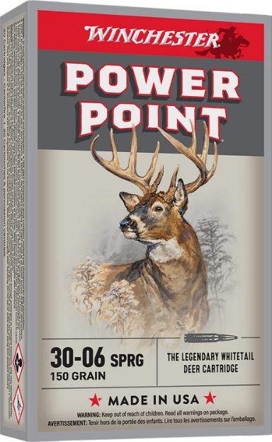 Picture of Winchester Ammo X30061 Power-Point  30-06Springfield 150gr 20 Per Box/10 Case