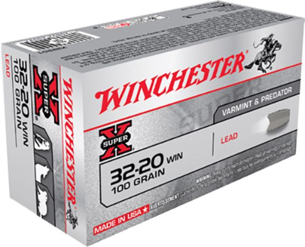 Picture of Winchester Ammo X32201 Super X  32-20Win 100gr Lead 50 Per Box/10 Case