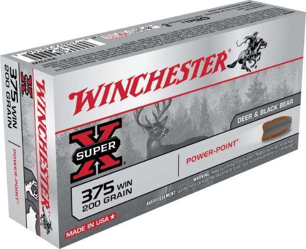 Picture of Winchester Ammo X375W Super X  375Win 200gr Power Point 20 Per Box/10 Case