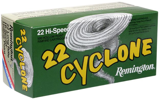 Picture of Remington Ammunition 21222 Cyclone Rimfire 22LR 36gr Hollow Point 50 Per Box/100 Case