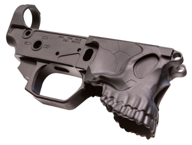 Picture of Sharps Bros SBLR03 The Jack Stripped Lower Multi-Caliber Black Anodized Finish 7075-T6 Aluminum Compatible w/Mil-Spec AR-15 Internal Parts