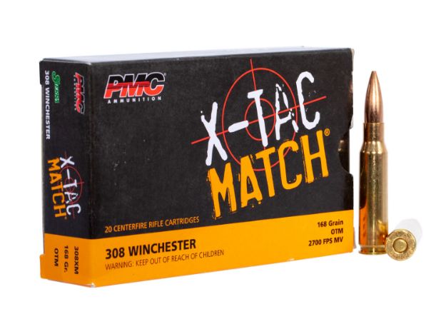 Picture of PMC 308XM X-Tac Match  308Win 168gr Open Tip Match 20 Per Box/10 Case