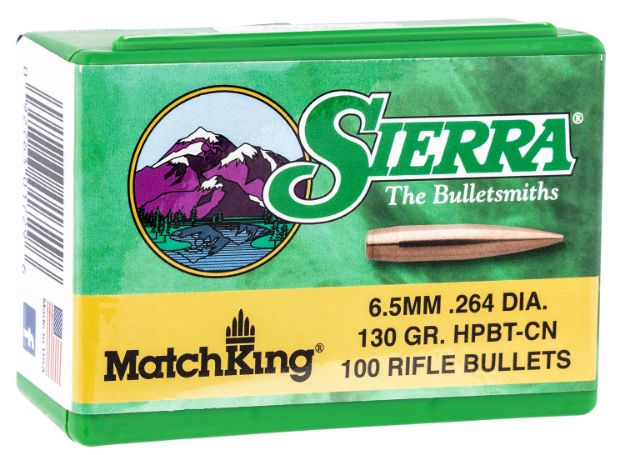 Picture of Sierra 1729 MatchKing  6.5Creedmoor 130gr Hollow Point Boat Tail 100/Box